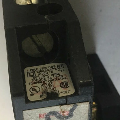 SQUARE D QOB115EPD1200 CIRCUIT BREAKER 15AMP 120VAC