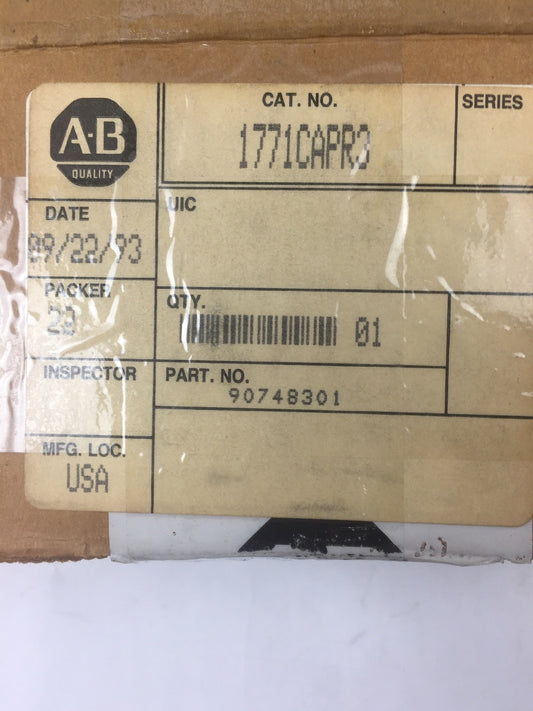 ALLEN BRADLEY 1771CAPR3 Resolver Excitation Cable
