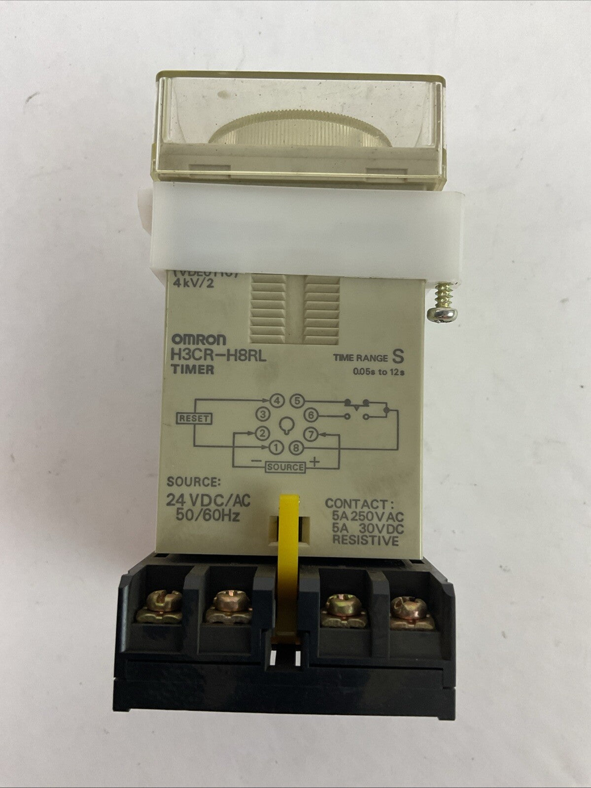 OMRON H3CR-H8RL TIME DELAY RELAY 24VDC/AC 50/60HZ P2CF-08 RELAY SOCKET