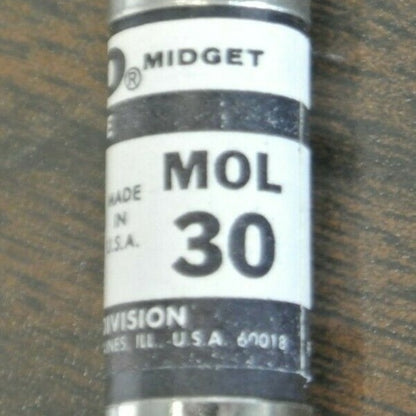 LOT of 8 / ECONOMY / FPE MOL-30 MIDGET ONE-TIME FUSE / 30A / 250V