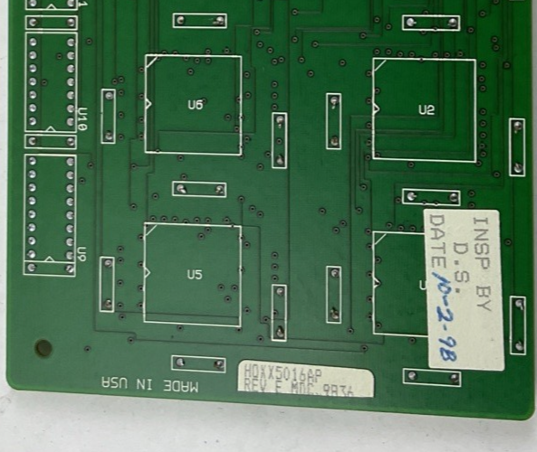 COMTROL 70035 INTERFACE BOARD REV.B (H0XX5016AP REV.E)