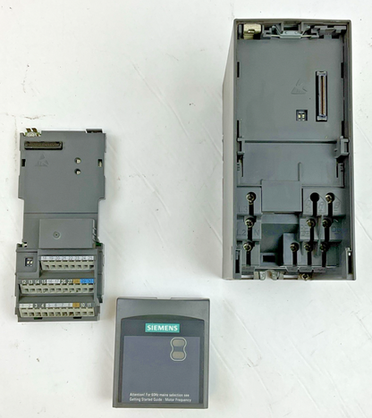 SIEMENS 6SE6440-2UD13-7AA1 FREQUENCY INVERTER MICRMASTER 440 VER. H01/2.21