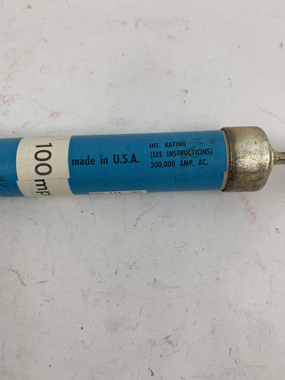 General Electric GF6B100 100A 600V Fuse "Lot of 3"