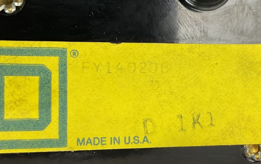 SQUARE D FY14020B  CIRCUIT BREAKER 20A 277VAC 1-POLE ***LOTOF4***