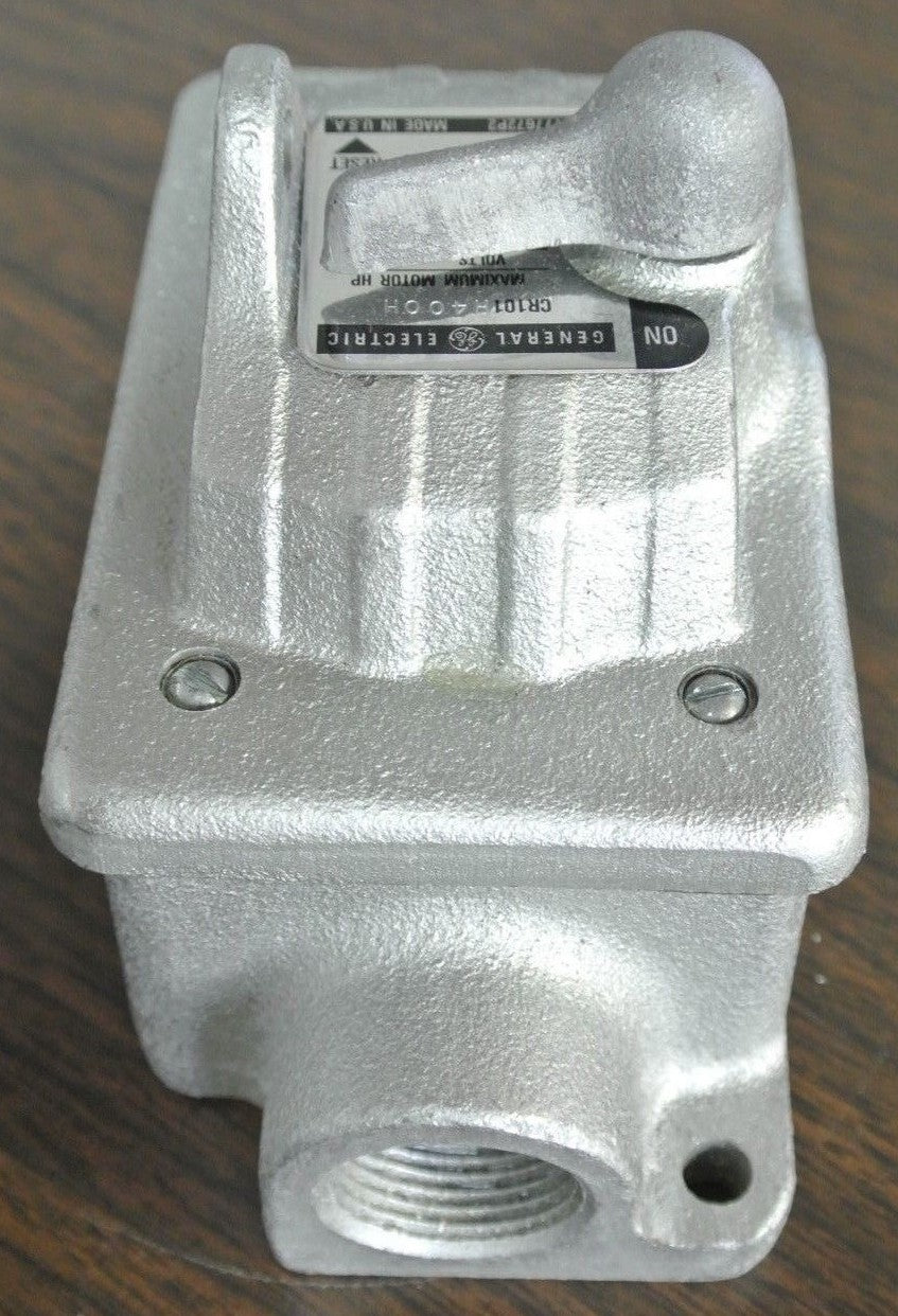 GE CR101H400H MANUAL MOTOR STARTER - SINGLE SPEED - 1HP, 115/230V - NEW SURPLUS