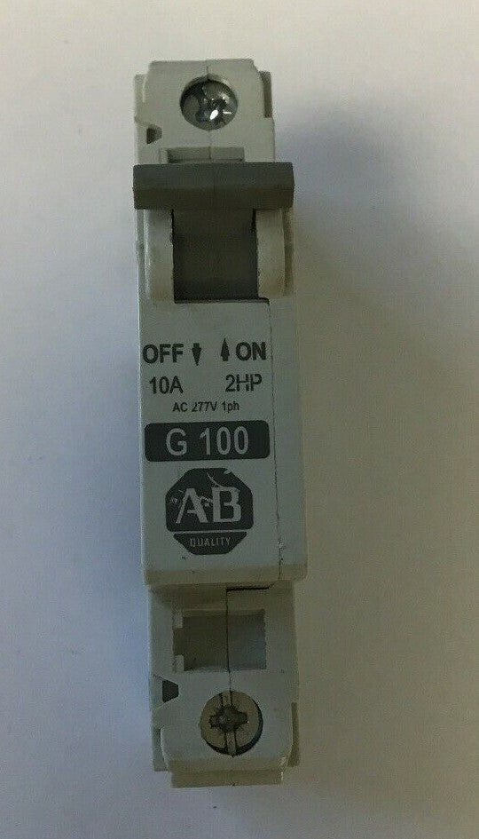 ALLEN BRADLEY 1492-CB1 G100 CIR.BREAKER 277VAC 65VDC 10A 2HP SER.C**(LOTOF6)**