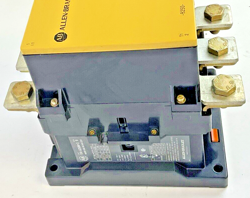 ALLEN BRADLEY 100-B250N*3 CONTACTOR SER.B,AUX CONTACT 195-GA10, COIL GG473