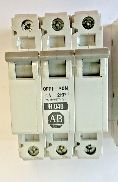 ALLEN BRADLEY 1492-CB3H040 CIRCUIT BREAKER 4A 2HP SER.C ***LOTOF2***