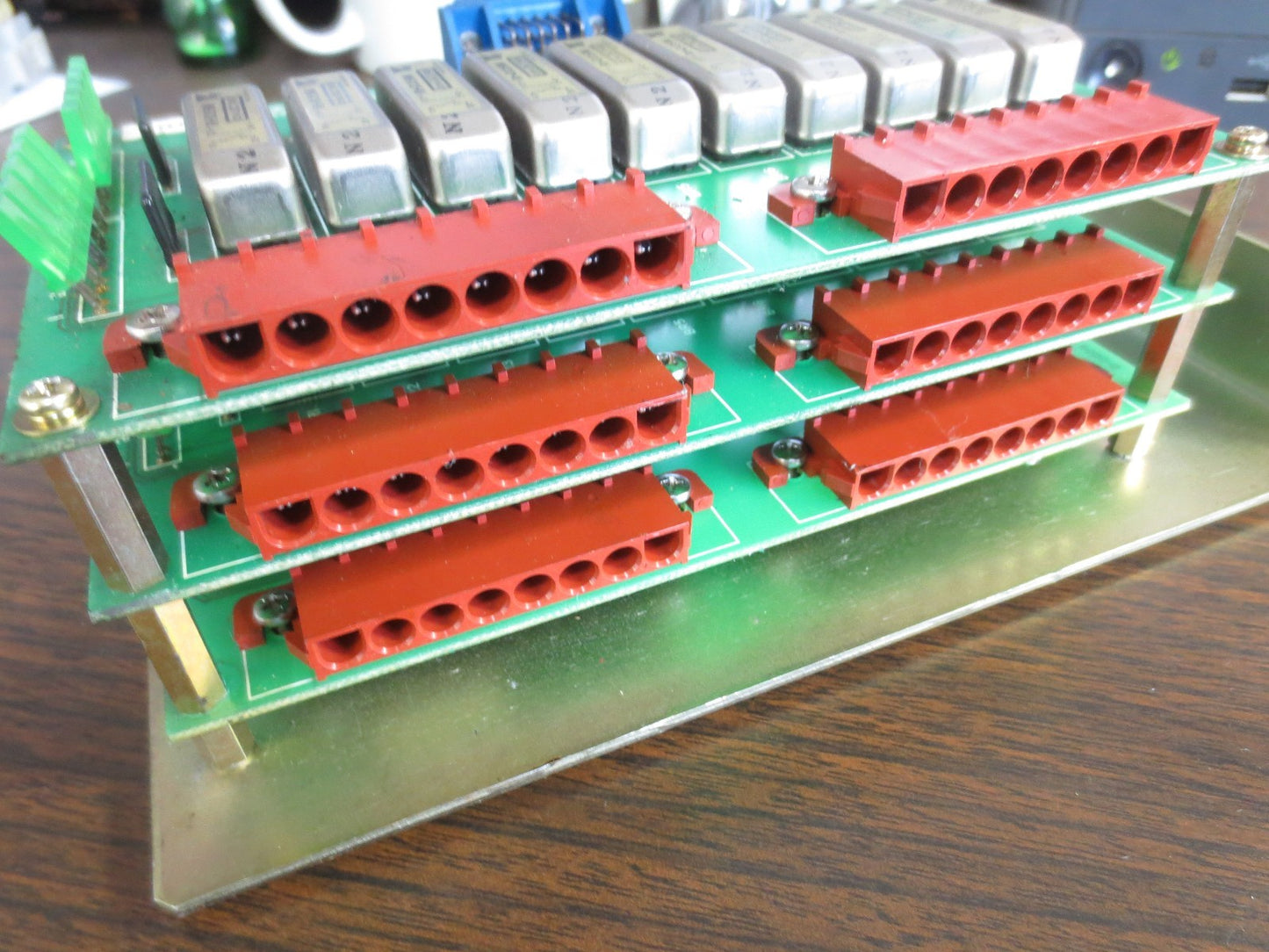 MORI SEIKI D-0204 BU1 SB2 BU3 BU5 CIRCUIT BOARDS (3) / RELAY CONTROL ASSEMBLY