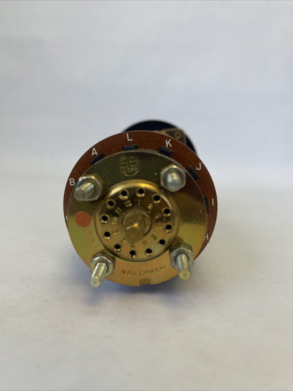 ELECTRO SWITCH CORP 25916LA ROTARY SELECTOR SWITCH 7.5A 125VAC SERIES 25