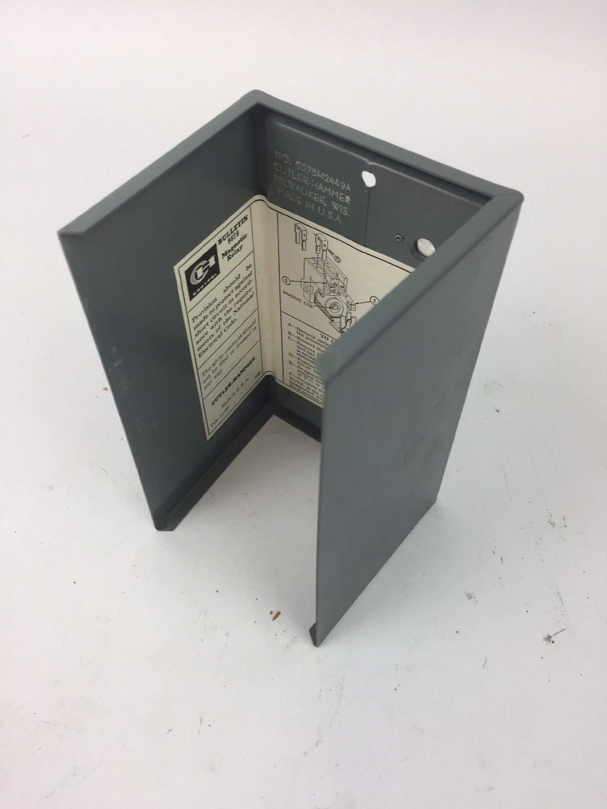 CUTLER HAMMER 9575H2450 TYPE AA RELAY COIL 110/120 V 50/60 CY 16 AMP 600 V MAX