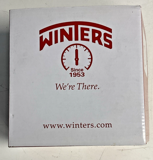 WINTERS PPC5080 PRESSURE GAUGE SS/BR 4.5 1/4"NPT BTM 30VAC/KPA