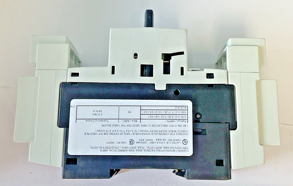 SIEMENS 3RV1821-1FD10 COMBINATION MOTOR CONTROL 5A