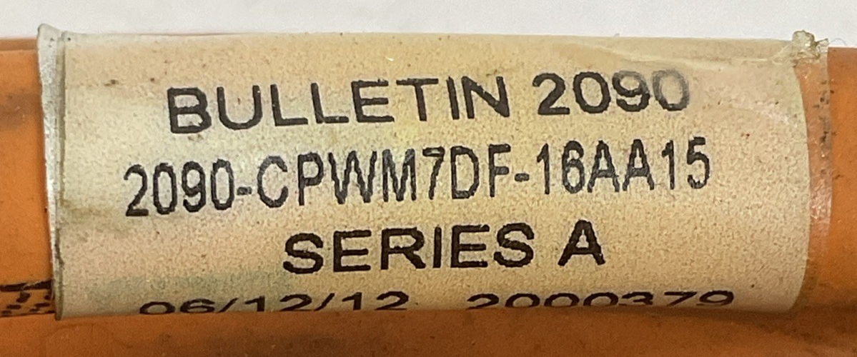 ALLEN BRADLEY 2090-CPWM7DF-16AA15 SERIES A CABLE