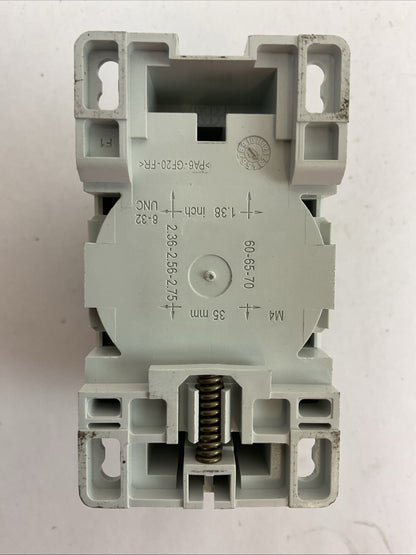 ABB AF09Z-30-01-21 CONTACTOR 600VAC 25A 3PH 7.5HP 24-60V 50/60HZ 20-60VDC