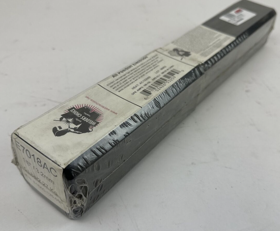 WELDERS CHOICE E18AC-125-05P E7018AC WELDING ELECTRODE 1/8"/3.2mm 5LBS/2.27Kg