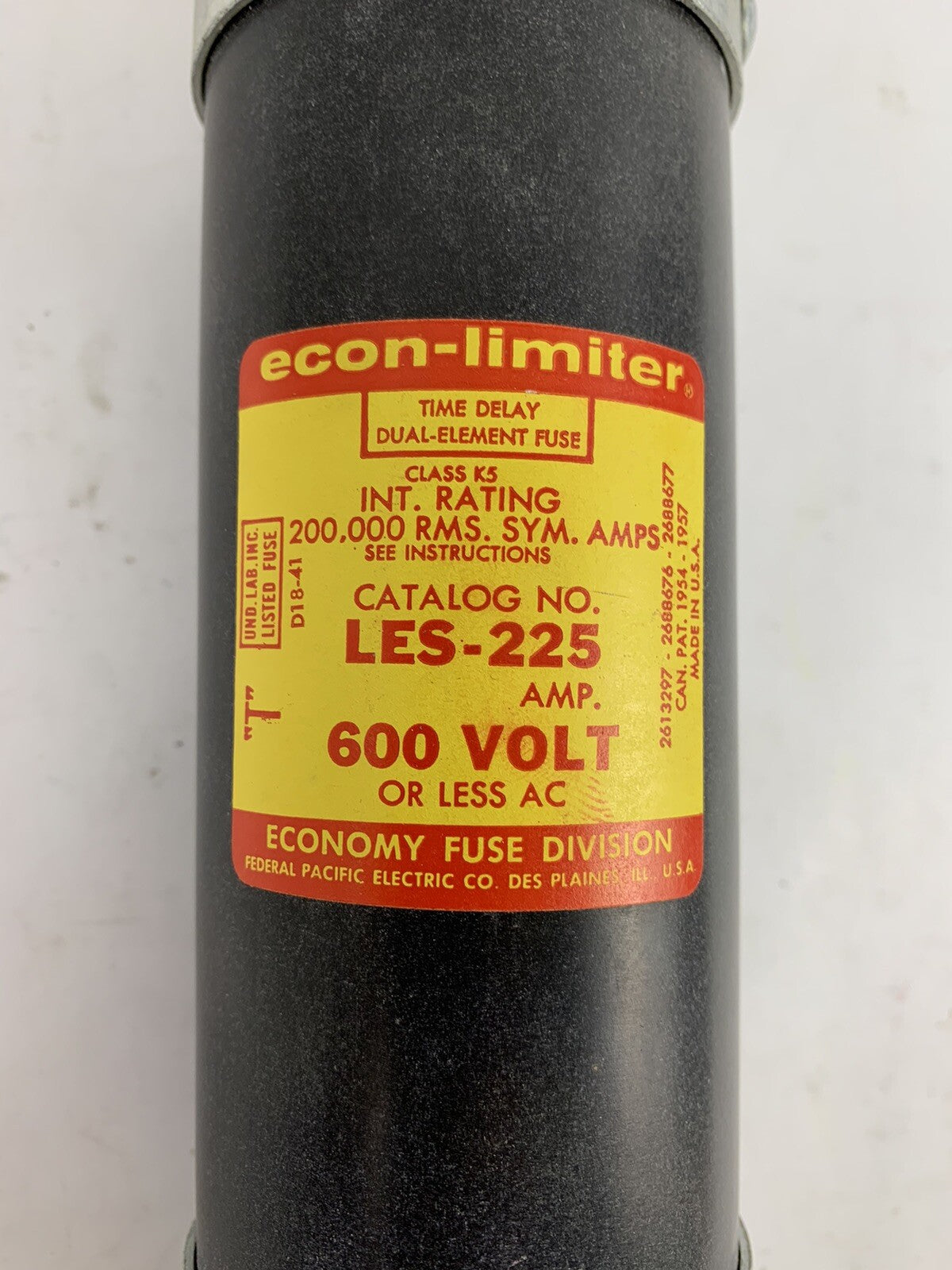 Economy Fuse LES-225 225A 600V Fuse