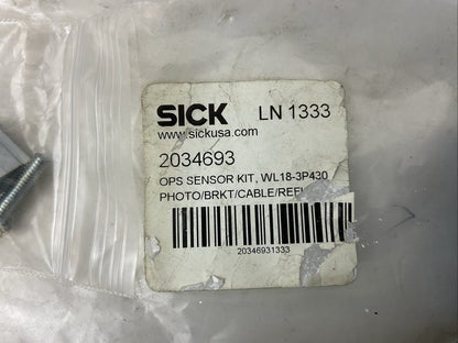 SICK 2034693 OPS SENSOR KIT WL18-3P430 KD4-SIM1210 PL50A 2056941 2009317