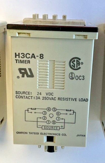 OMRON H3CA-8 TIMER 24VDC 250VAC 3A ***LOTOF3***