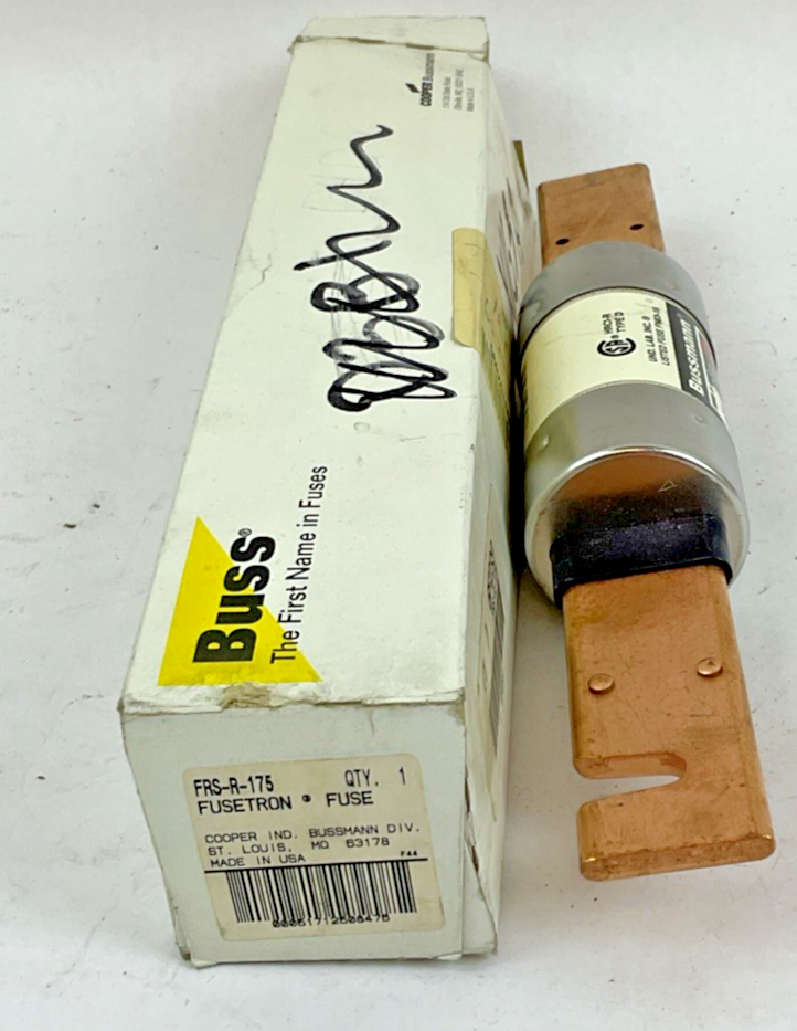 BUSS FRS-R-175 TIME DELAY FUSE 175A 600V 300VDC 20KA RK5