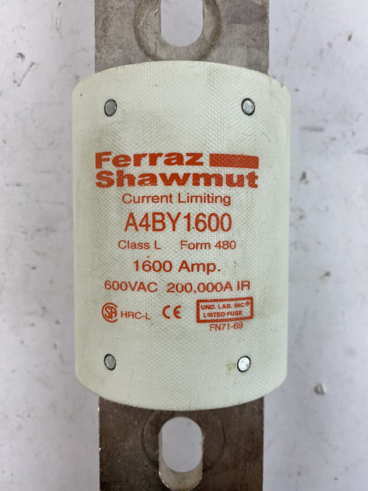Ferraz Shawmut A4BY1600 1600A 600V Fuse