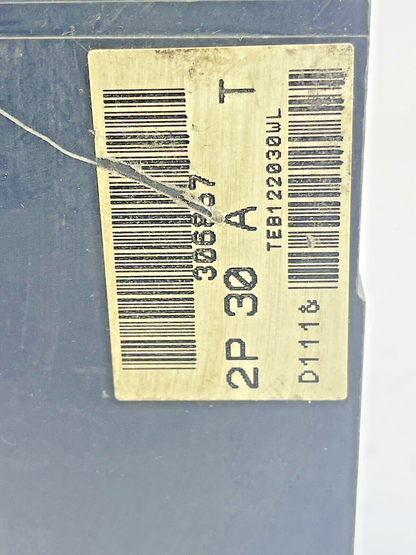 GE - TEB122030WL - CIRCUIT BREAKER -  240 VAC, 30 A, 2 POLE