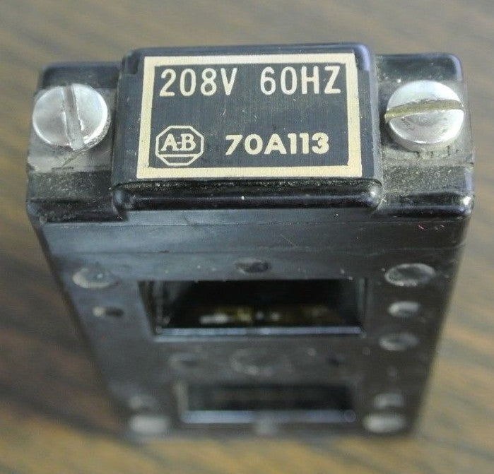ALLEN-BRADLEY 70A113 COIL for STARTERS / CONTACTORS - 208V 60Hz