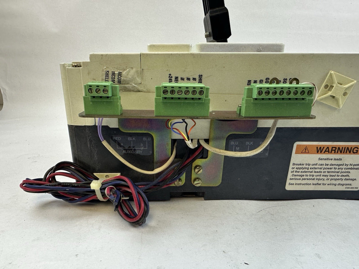 CUTLER HAMMER CHND3800T76W 800A 600V 3P CIRCUIT BREAKER W/DIGITRIP 750 TRIP UNIT