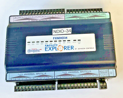 JOHNSON CONTROLS FXNDIO34 MODULE FACILITY EXPLORER