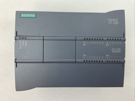 SIEMENS 1P 6ES7 215-1HG40-0XB0 SIMATIC S7-1200 CPU 1215C DC/DC/RKLY
