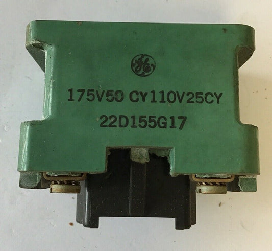 GENERAL ELECTRIC 22D155G-17 COIL RENEWAL 175V50CY 110V25CY