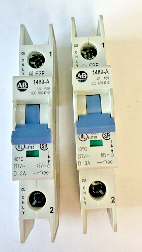 ALLEN BRADLEY 1489-A1D030 SER.A CIRCUIT BREAKER ***LOTOF2***