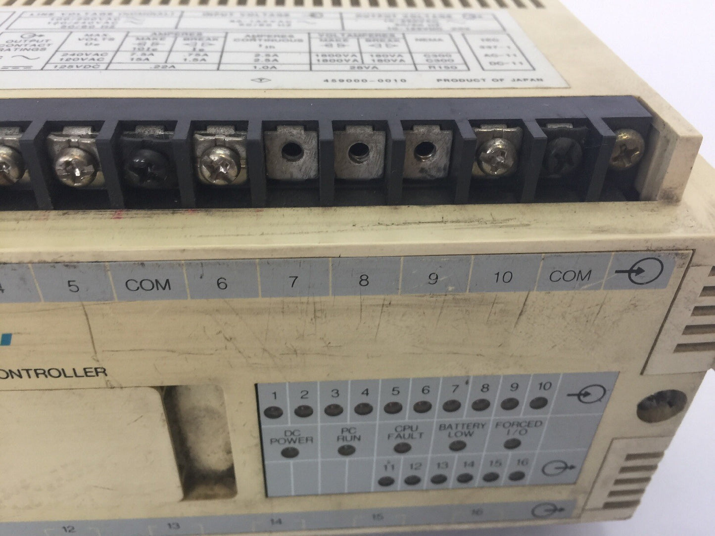 ALLEN BRADLEY 1745-LP101 PROCESSOR UNIT 240VAC 125VDC PROGRAMMABLE CONTROLLER