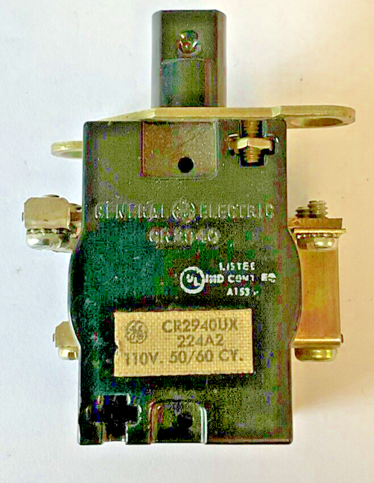 GENERAL ELECTRIC CR2940UX PUSH BUTTON CONTACT BLOCK 110V 50/60CY