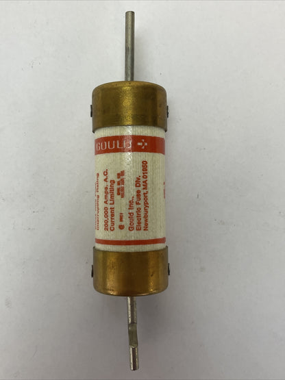 GOULD SHAWMUT AT-DE 200R AMP-TRAP DUAL ELEMENT CLASS RK5 FUSE 250VAC 200AMP