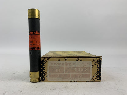 Federal Pacific Econolim SCLR 3 3A 600V Fuse "Lot of 10"