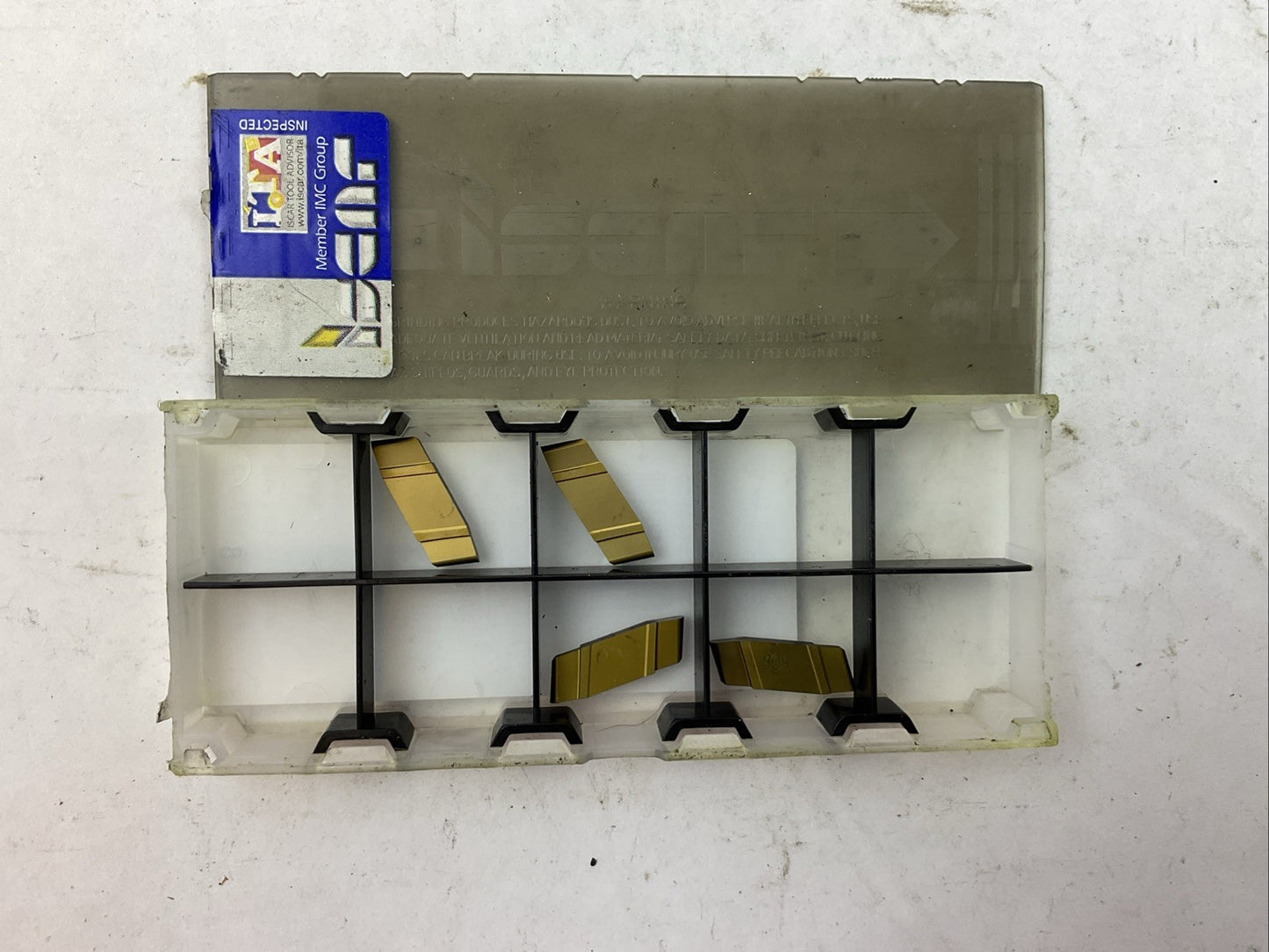 ISCAR GIP 2.00-1.00 IC808 CARBIDE INSERT (LOT OF 4)
