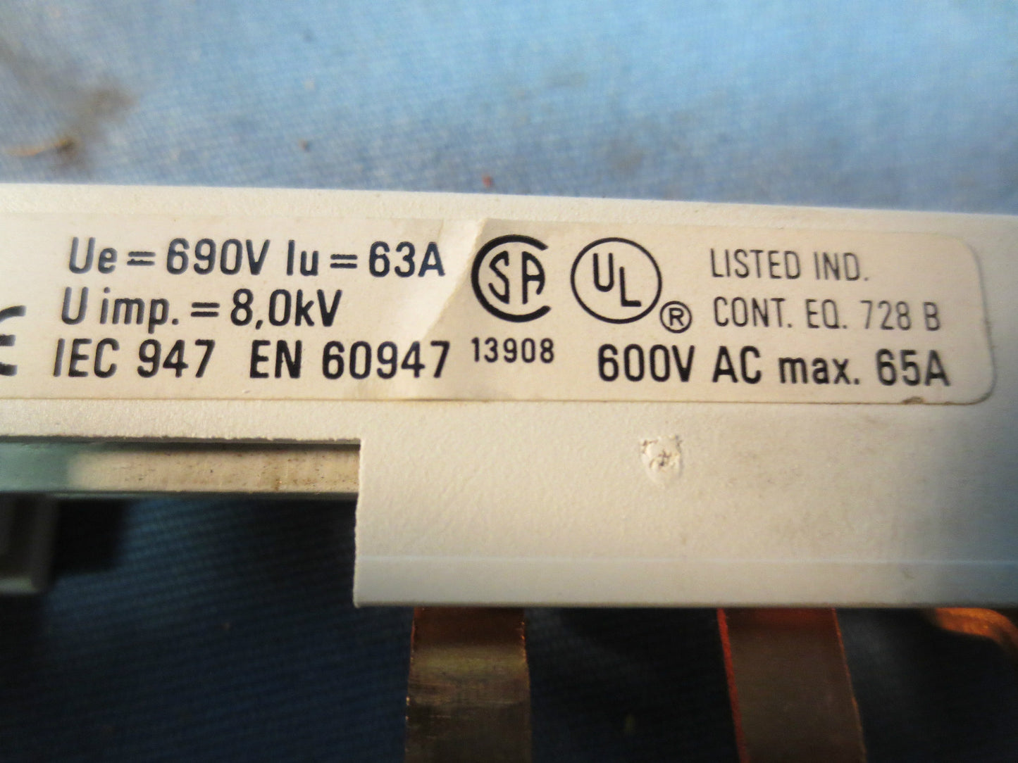 ALLEN-BRADLEY 140-L1 Ser. C COMMON LINK TERMINAL (USE w/ 140-MN)