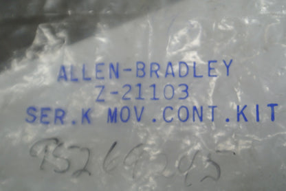 LOT of 2 / ALLEN-BRADLEY Z-21103 MOVABLE CONTACT KIT / SIZE 00 / NEW SURPLUS
