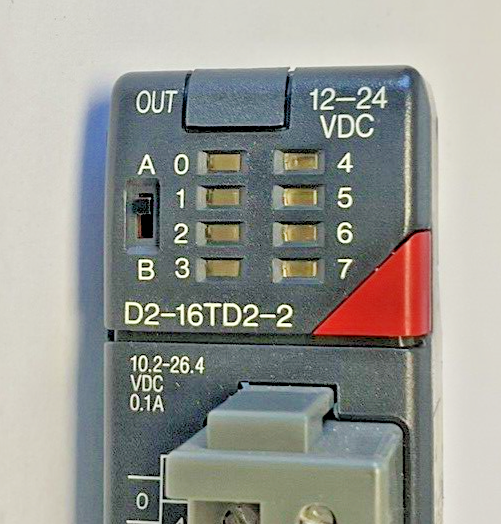 AUTOMATION DIRECT D2-16TD2-2 INPUT MODULE 10.2-26.4VDC 0.1A