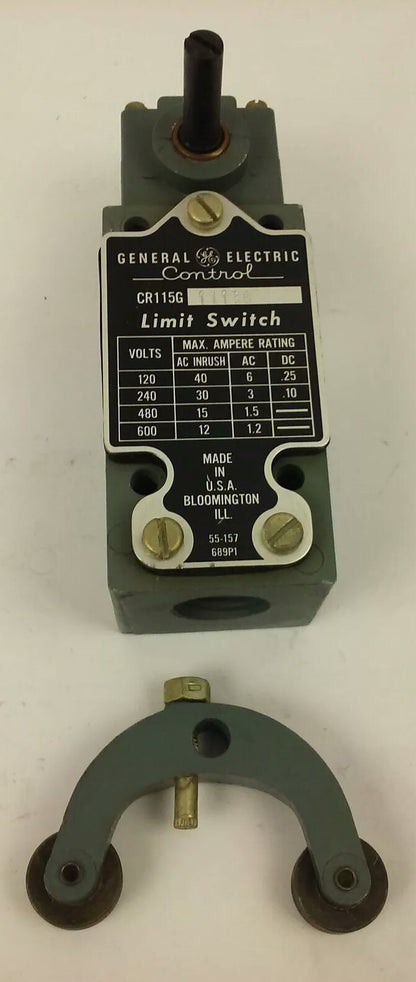 GE, CR115G11138, LIMIT SWITCH, 600V MAX GENERAL ELECTRIC, CR115G, NEW