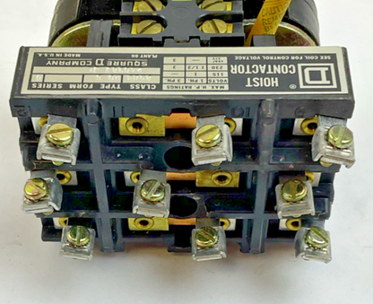 SQUARE D 8965 R0-5 AC REVERSING HOIST CONTACTOR 575V SER.D