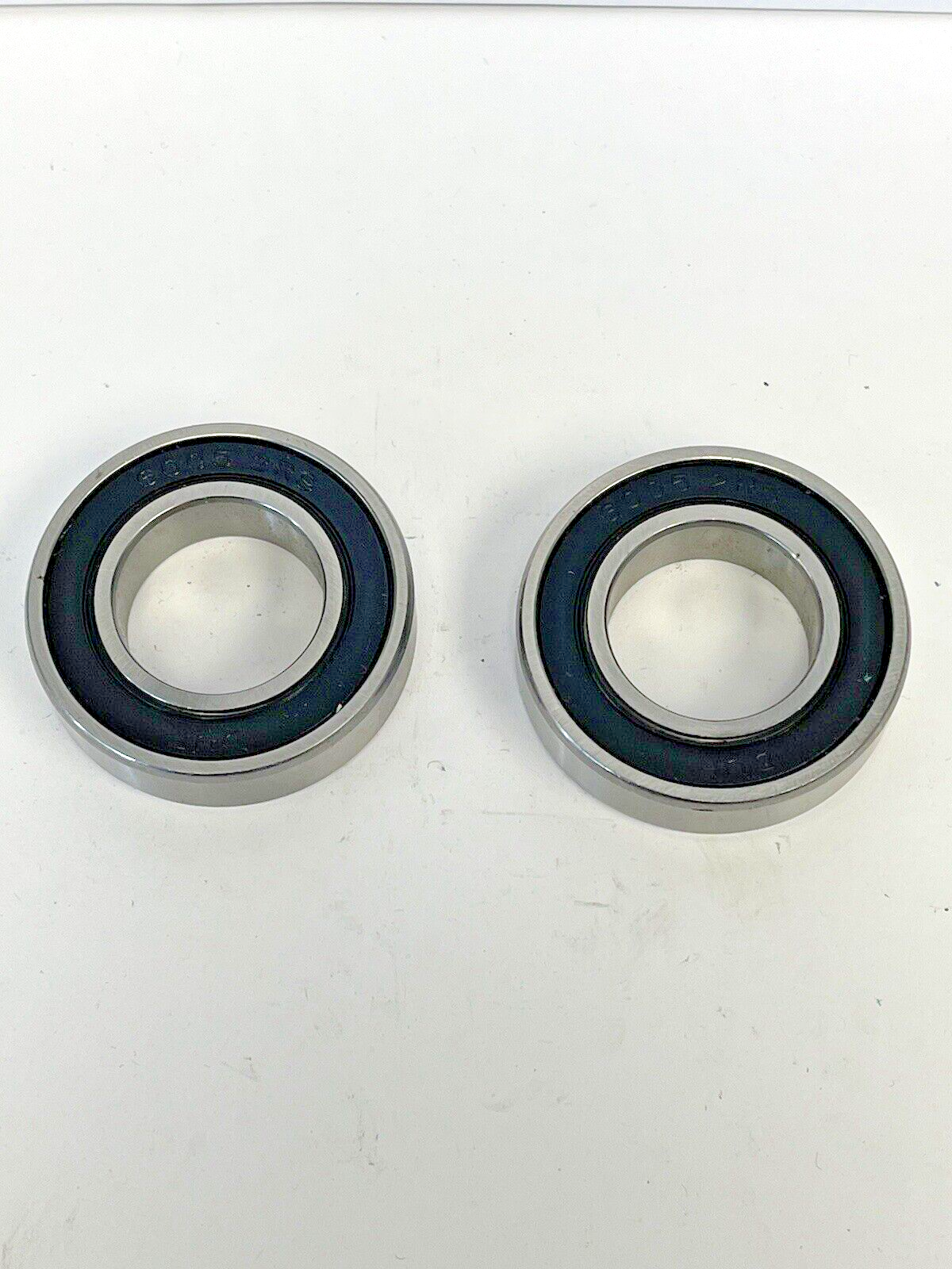 DUF *LOT OF 2*- 6005-2RS -DEEP GROOVE DOUBLE RUBBER SEAL BALL BEARING-25x47x12mm