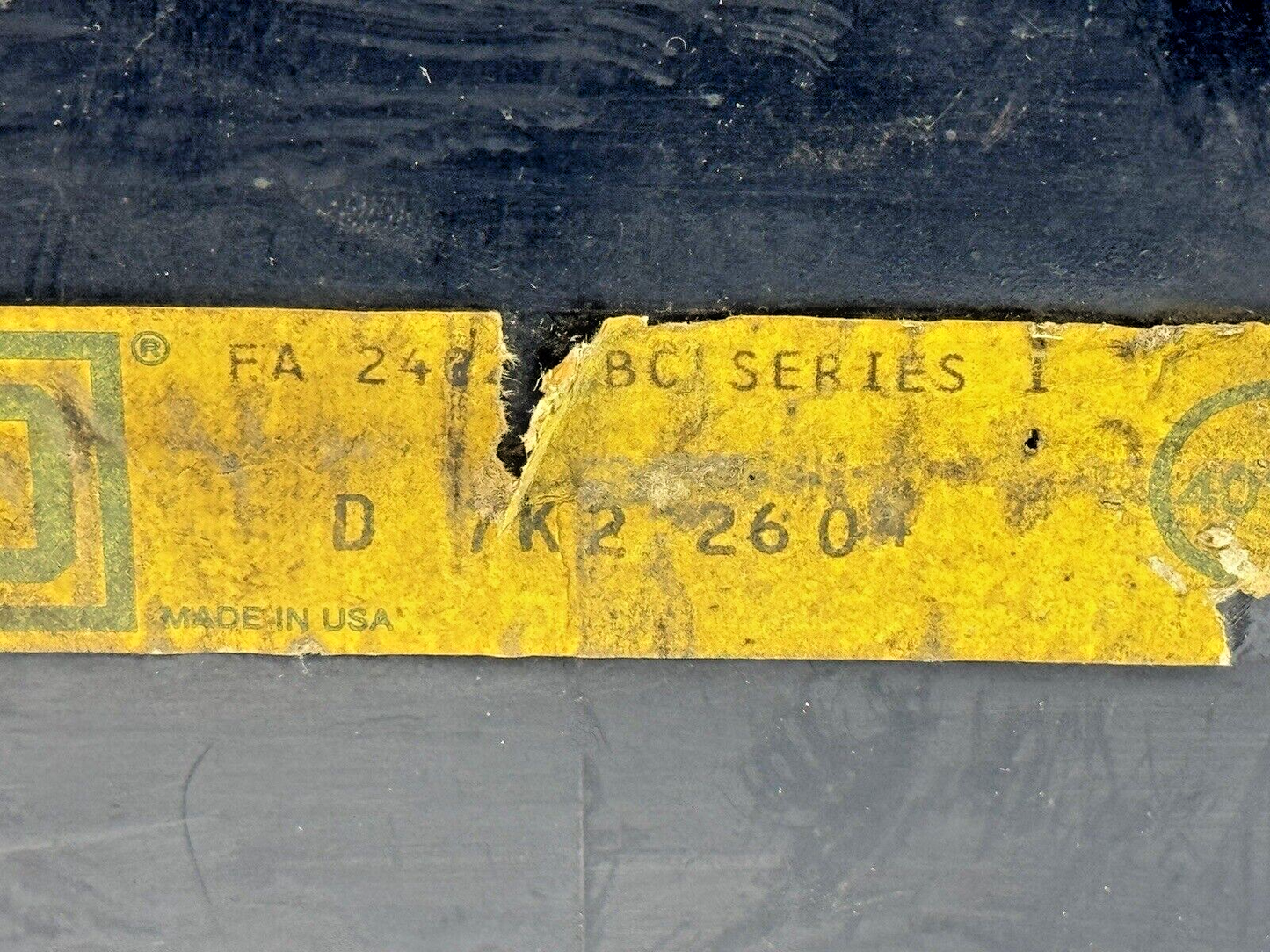 SQUARE D - FA24020BC - I-LINE MOLDED CIRCUIT BREAKER - 20 AMP/2 POLE/480 VAC