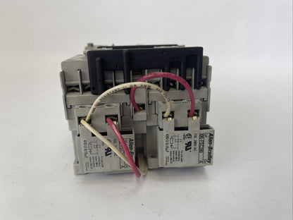 ALLEN BRADLEY REVERSING STARTER 100-C16*10 CONTACTOR 193-EA1HC & 193-EA1EB RELAY