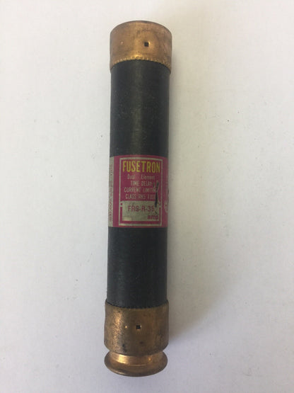 FUSETRON FRS-R-35 FUSE 600VAC 35AMP DUAL ELEMENT TIME DELAY CLASS RK5 (LOT OF 6)