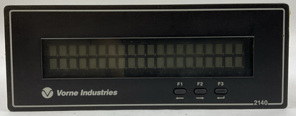VORNE INDUSTRIES 2140PC-24 OPERATOR DISPLAY PANEL 24VDC