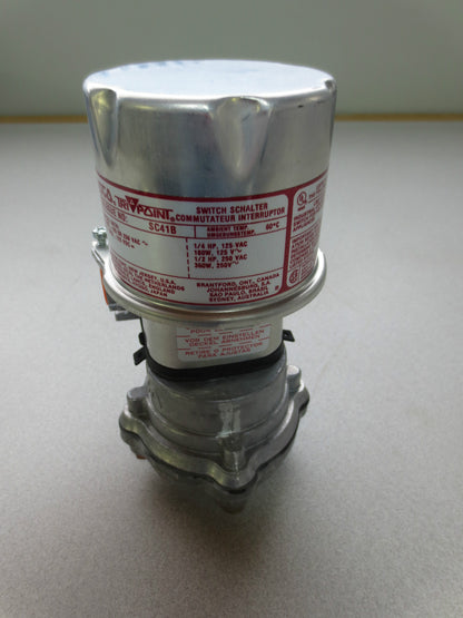 ASCO SC41B SWITCH UNIT & TRANSDUCER COMBO for 2-STAGE DUAL ADJ. PRESSURE SWITCH