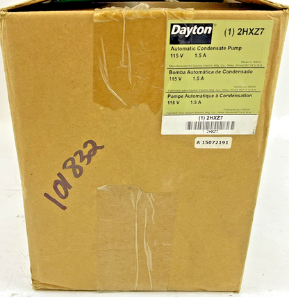 DAYTON 2HXZ7 AUTO CONDENSATE PUMP 115V 1.5A 60HZ 1PH