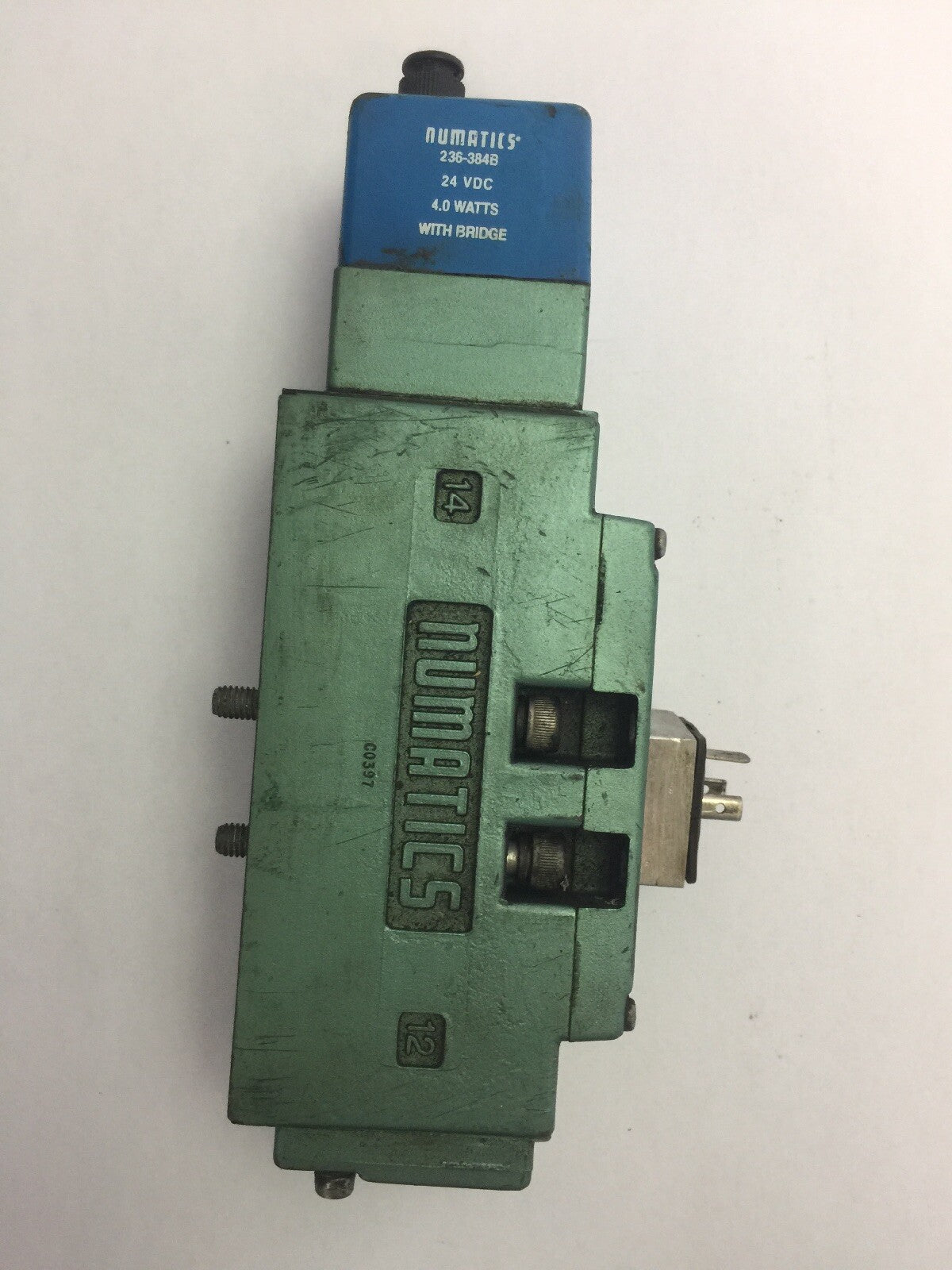 NUMATICS 123BA400L049Z PNEUMATIC VALVE 236-384B 24 VDC 4.0 WATTS